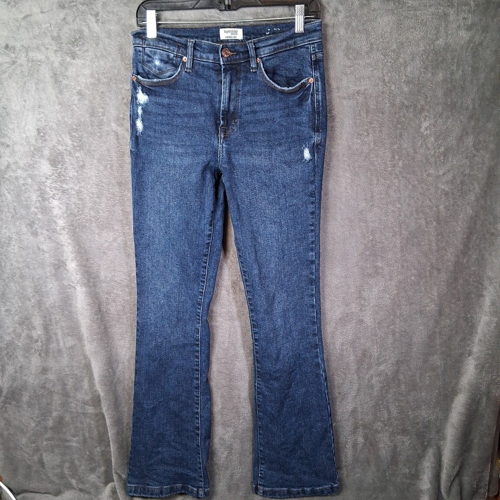 Kensie Jeans The Tessa High-Rise Bootcut Womens Size 4 27x32 Blue Stretch